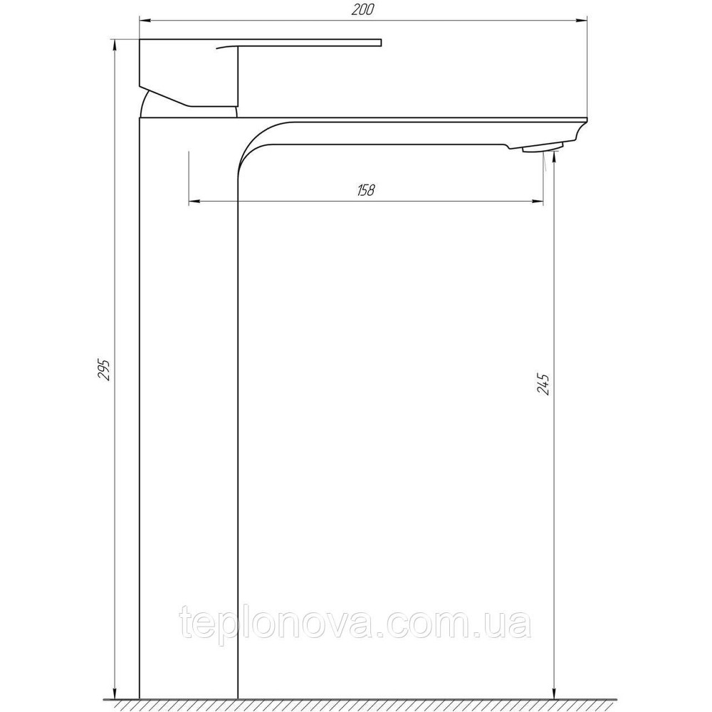 Смеситель для умывальника Globus Lux Niagara GLN-0201 Черновцы - изображение 4