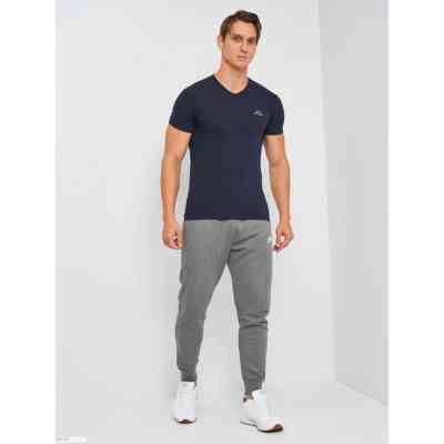 Футболка Kappa T-shirt Mezza Manica Scollo V K1311 BluNavy темно-синій XL (8052394814086) Вінниця