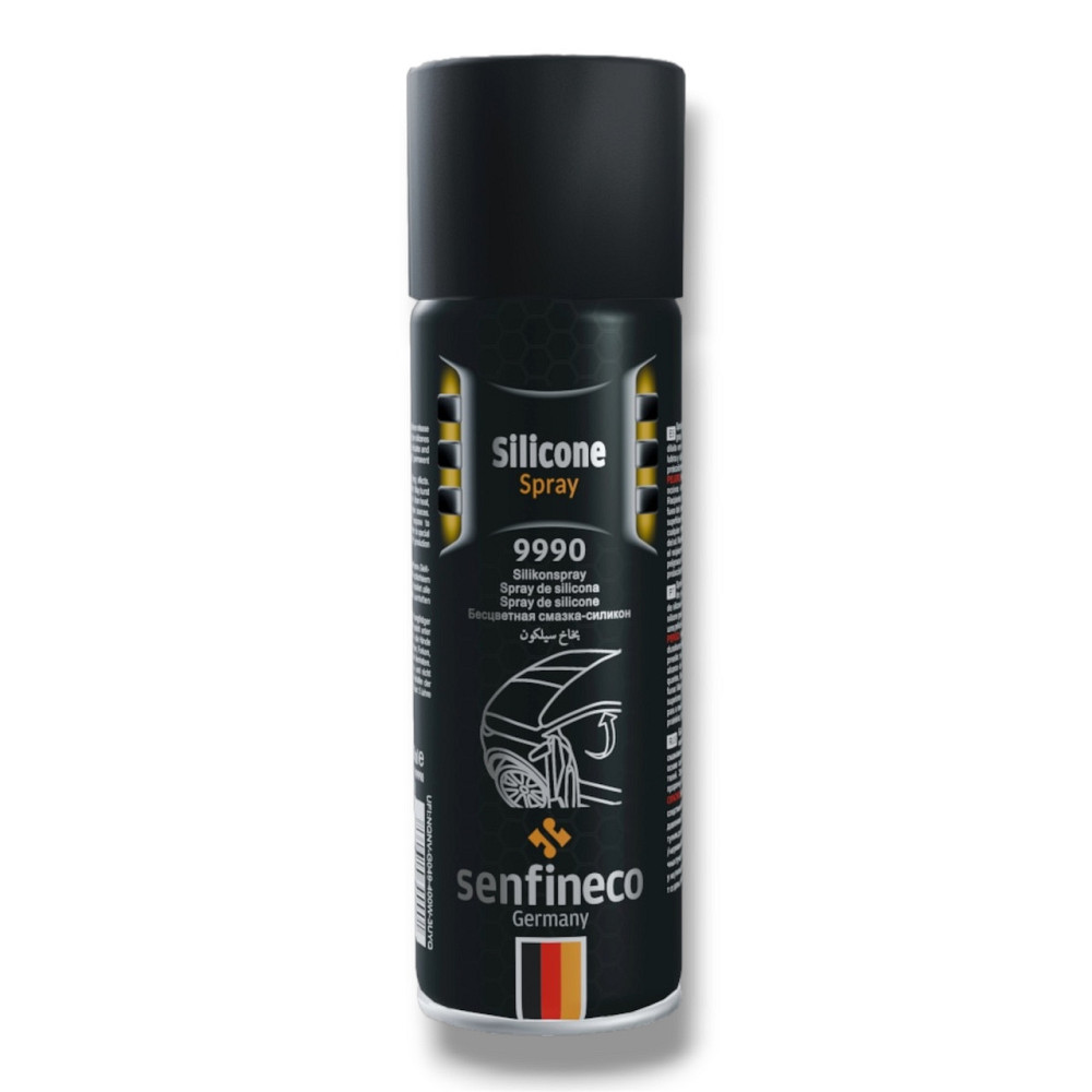 Силиконовый спрей Senfineco Silicone Spray 9990 450 мл для резины, пластика и уплотнителей Чортков - изображение 1