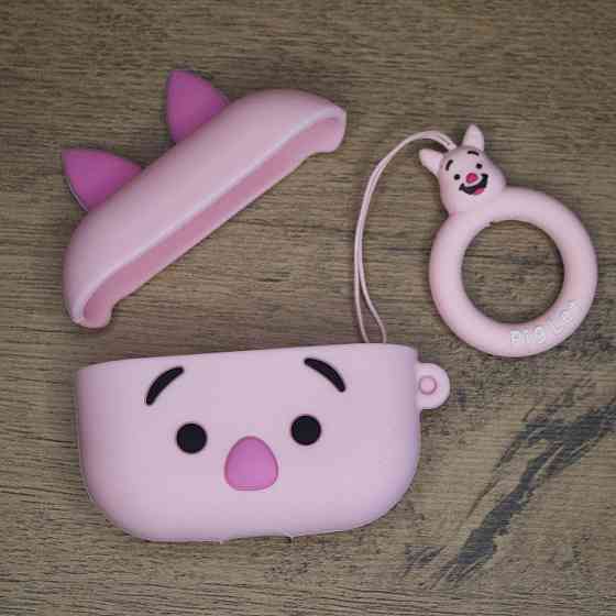3D чехол для AirPods Pro Pink Pig Киев
