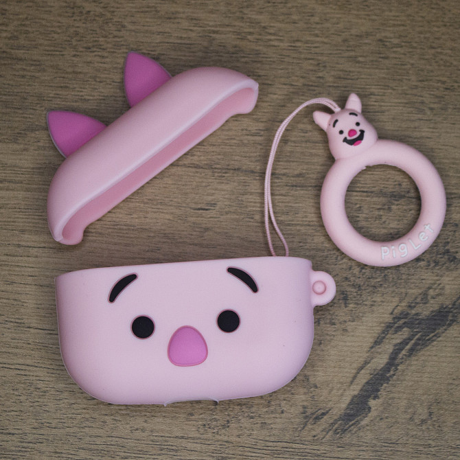 3D чехол для AirPods Pro Pink Pig Київ - фото 2