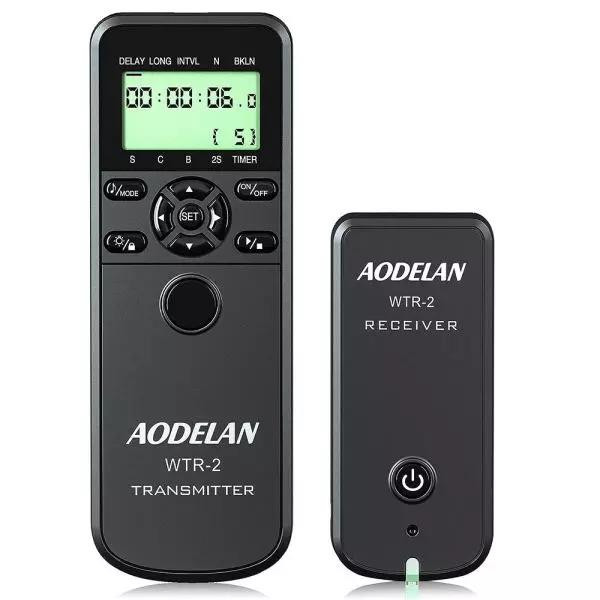 Безпровідний пульт дистанційного керування з таймером спуску затвора AODELAN WTR-2 Луцьк - фото 1