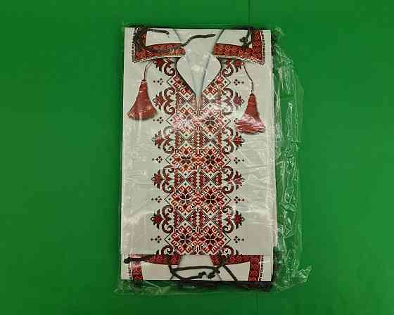 Большой бумажный пакет вертикальный  25/37/8(артBV-078) (12 шт) Харьков