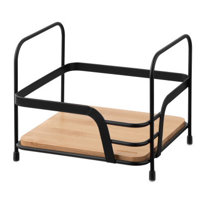 Полка в ванную Ardesto Minimalism 1-ярусная Черная (ARHK4501BB) Винница - изображение 1