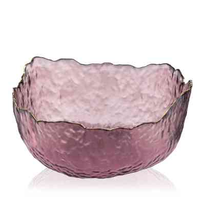 Салатник Ardesto Bell 16.5см, скло, рожевий (AR5004) Вінниця