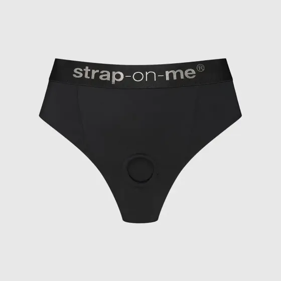 Трусики с фиксацией дилдо Strap-On-Me Harness Lingerie Idole - S - Black Львов