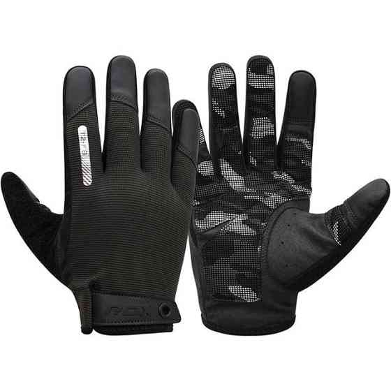 Перчатки для фітнесу RDX T2 Touch Screen Friendly Full Fingerf Black S Кам'янське