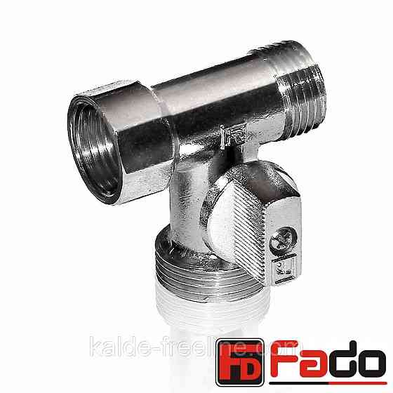 Кран для води Fado 1/2"-3/4"-1/2" NEW хромований Харків