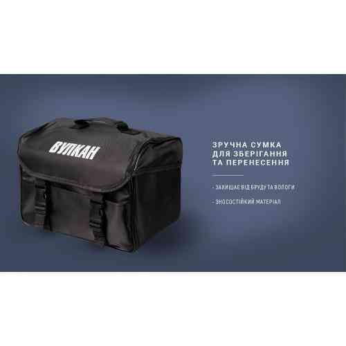 Автокомпрессор Вулкан KA-B12122 150psi 25А 90л с клеммами, 7,5м шлангом и дефлятором, 2 цилиндра, фонарь Харьков