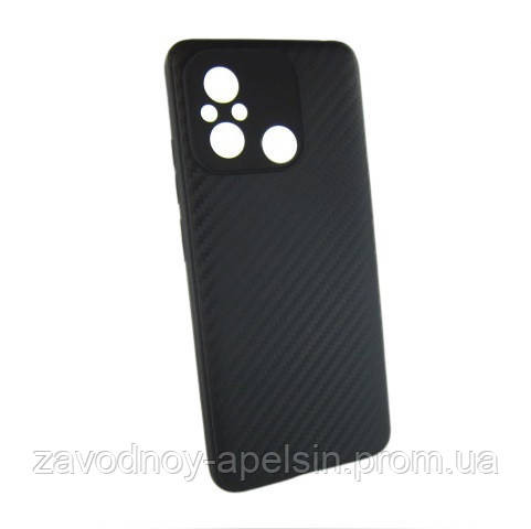 Xiaomi Redmi 11A 12C Чохол Захист камери Carbon (чорний) Одеса - фото 1