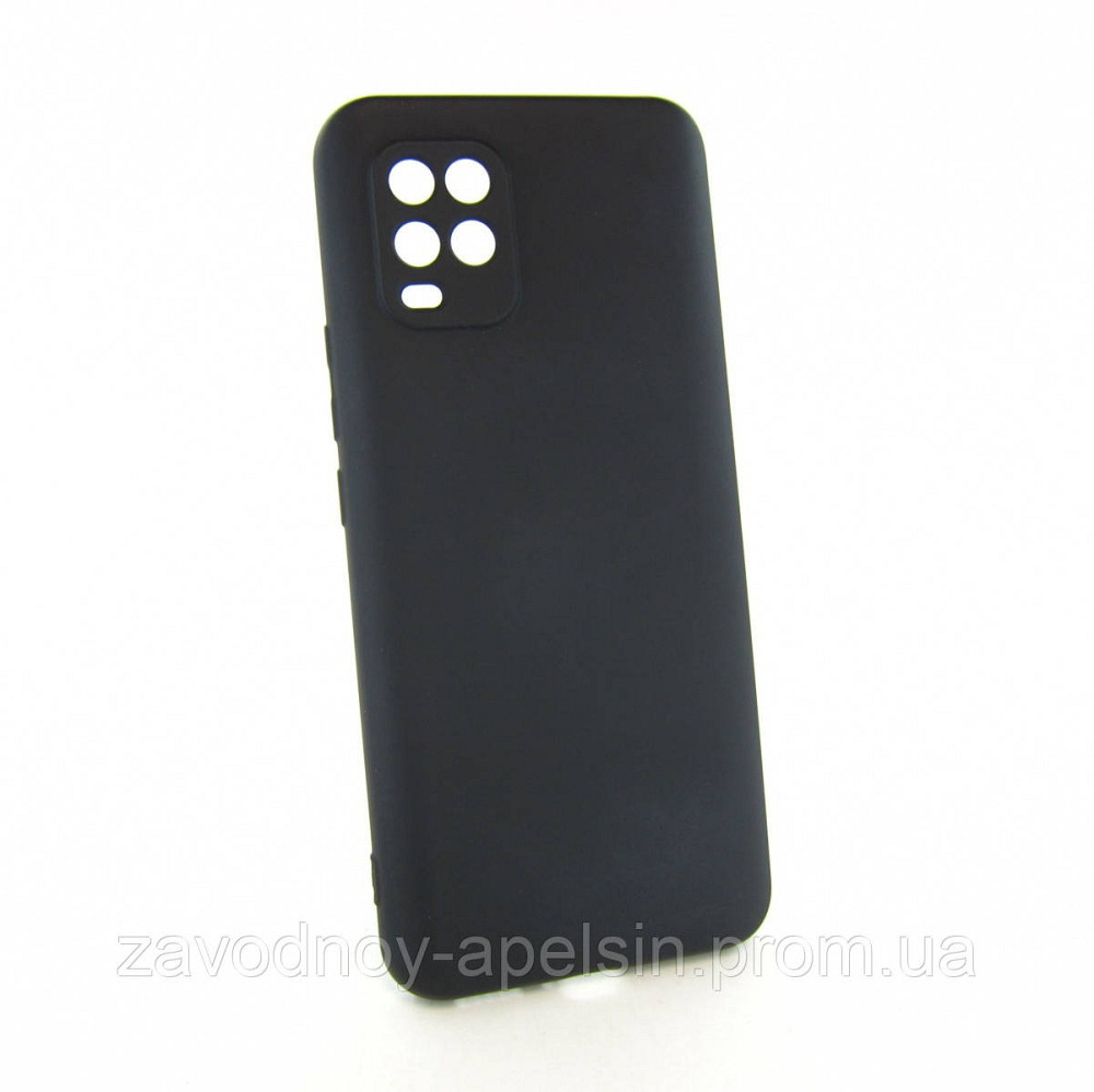 Xiaomi Mi 10 lite Силіконовий чохол (чорний) Одеса - фото 1
