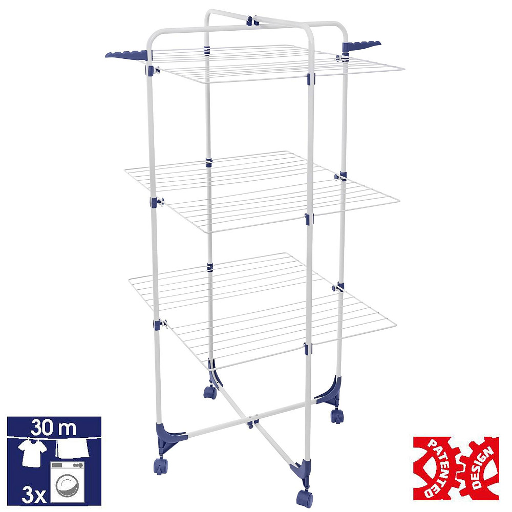 Сушарка для білизни підлогова Casa Si Athletic 3 White (CS92185E04) Київ - фото 1