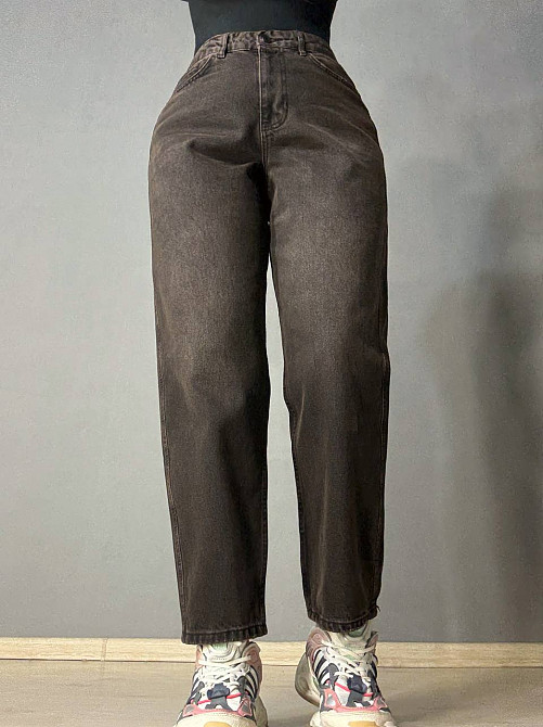 Джинси жіночі Its Basic 3066-2 MOM RELAX MOOD коричневі, коричневий, 36, 36, 68 см, 100 см Київ - фото 1