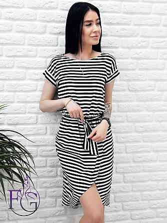 Летнее платье миди на запах 