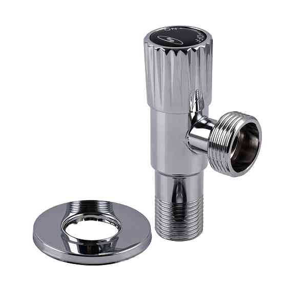 !Кран кутовий кераміка SOLOMON EXCLUSIVE 1/2″X3/4″ 989 CHROM ( 1шт.) Киев