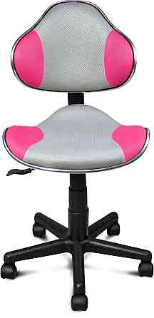 Крісло поворотне Q-G2 рожеве / сіре Киев