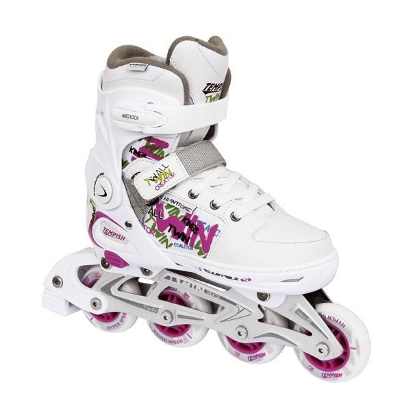 Детские раздвижные роликовые коньки Tempish Twin белые 40-43 Київ - фото 1