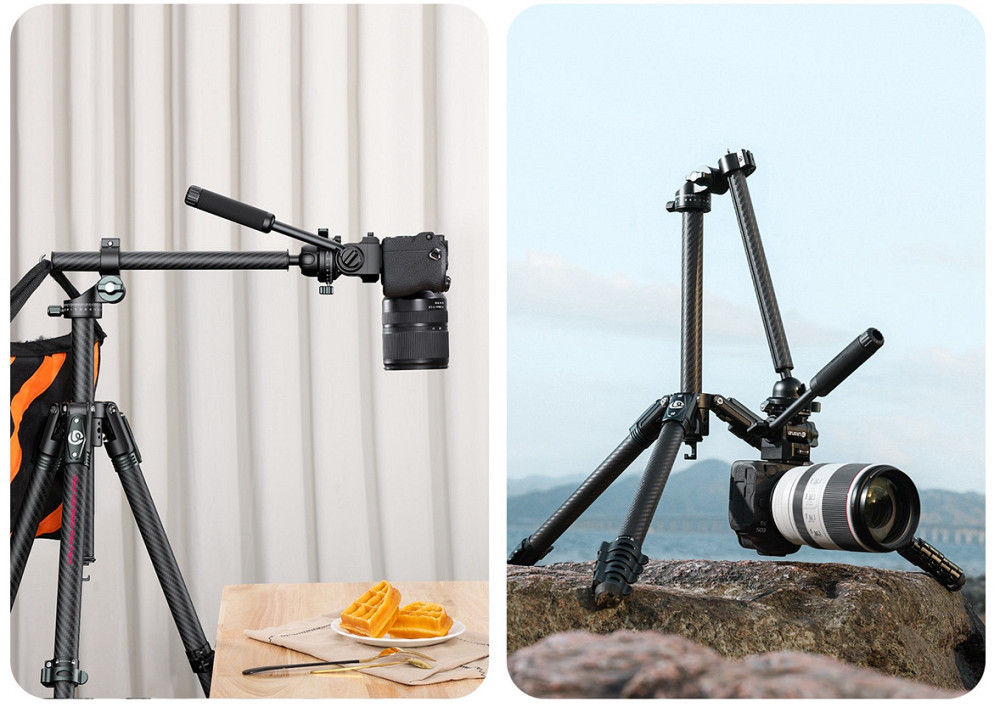 Штатив панорамний горизонтальний карбоновий із вільною центральною штангою 44-187 Ulanzi GlideGo JJ06 Київ - фото 7