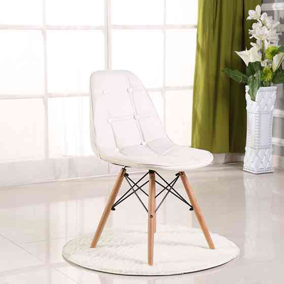 Стілець Тауер Софт біла екошкіра Дніпро