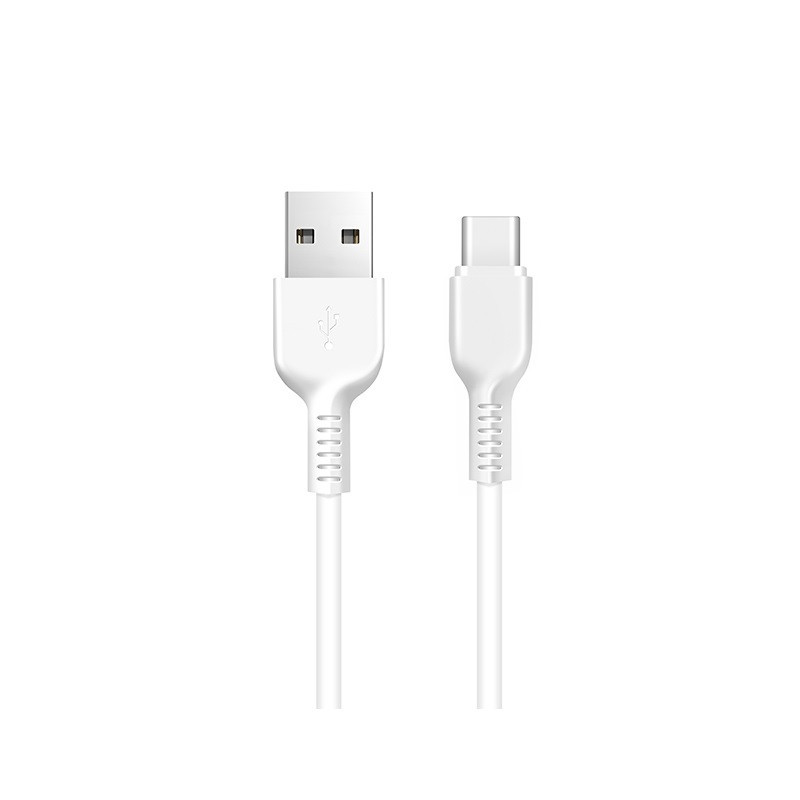 Кабель HOCO X13 USB to Type-C 3A, 1m, PVC, PVC connectors, White Киев - изображение 1