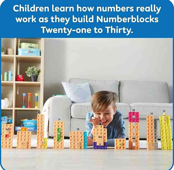 Учимся считать MathLink Cubes 21–30  hand2mind  Numberblocks 21-30 Харьков