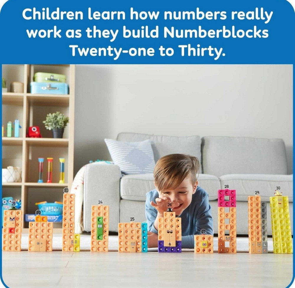 Учимся считать MathLink Cubes 21–30  hand2mind  Numberblocks 21-30 Харьков - изображение 6