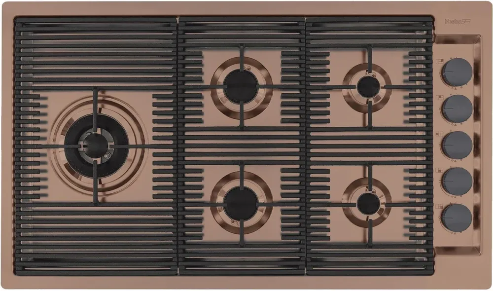 Варочная поверхность Foster Outline 5Gas Fl.M.Copper 7440008 Киев - изображение 1