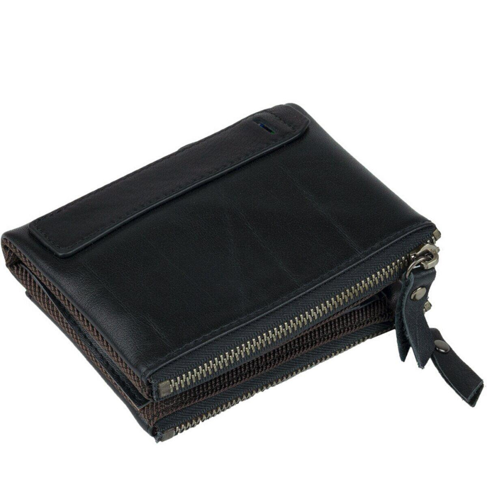 Кошелек унисекс Vintage 14941 Черный Киев - изображение 6