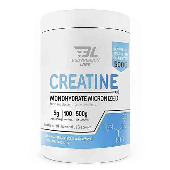 Креатин Bodyperson Labs Creatine monohydrate 500 g Без смаку Київ
