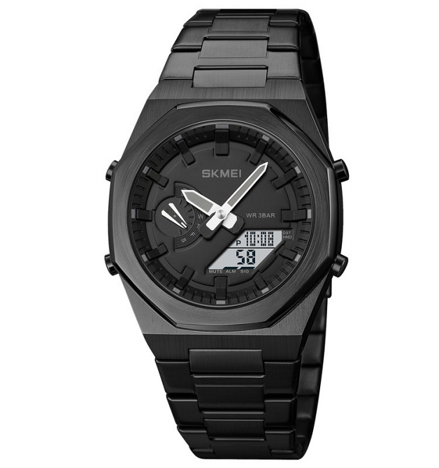 Skmei 1816BKBKWT Black-Black-White SBR Киев - изображение 1