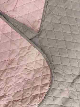 Покривало двостороннє Decorator Microfiber ромб 160х215 см какао з рожевим (85-122) Київ