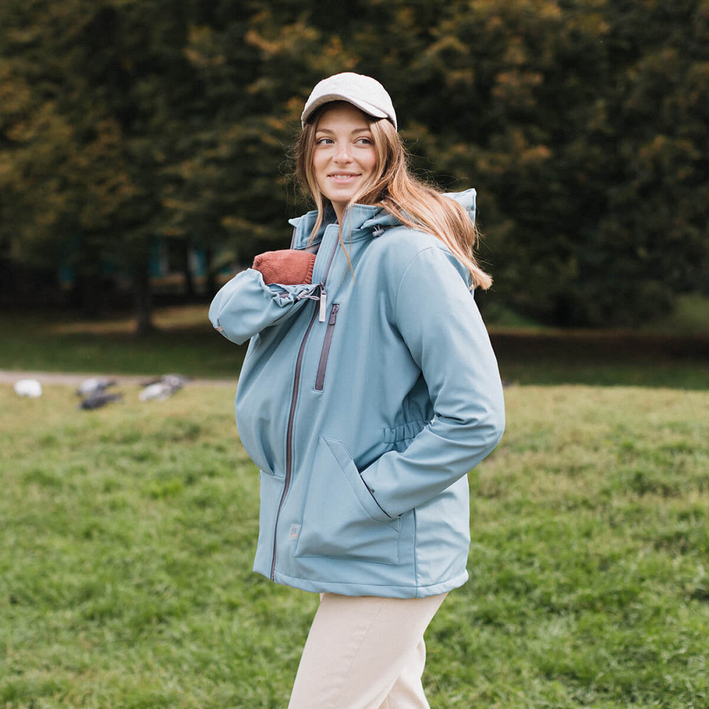 Куртка-трансформер Love & Carry Softshell 4 в 1 Блакитний Київ - фото 3