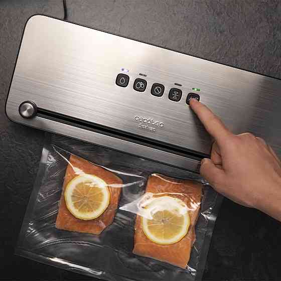 Вакуумний пакувальник Cecotec SealVac 140 SteelCut CCTC-04258 (8435484042581) ( 19157 ) Харьков