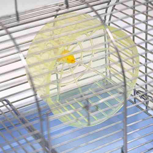 Клетка Природа Фаворит для джунгарских хомяков и мышей с колесом хром/голубая 30x20x24 см Киев