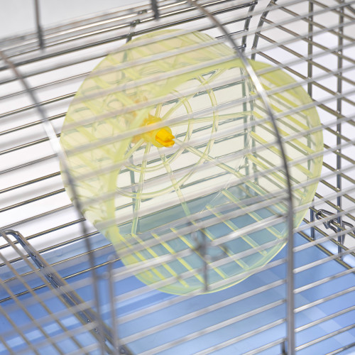 Клетка Природа Фаворит для джунгарских хомяков и мышей с колесом хром/голубая 30x20x24 см Киев - изображение 6