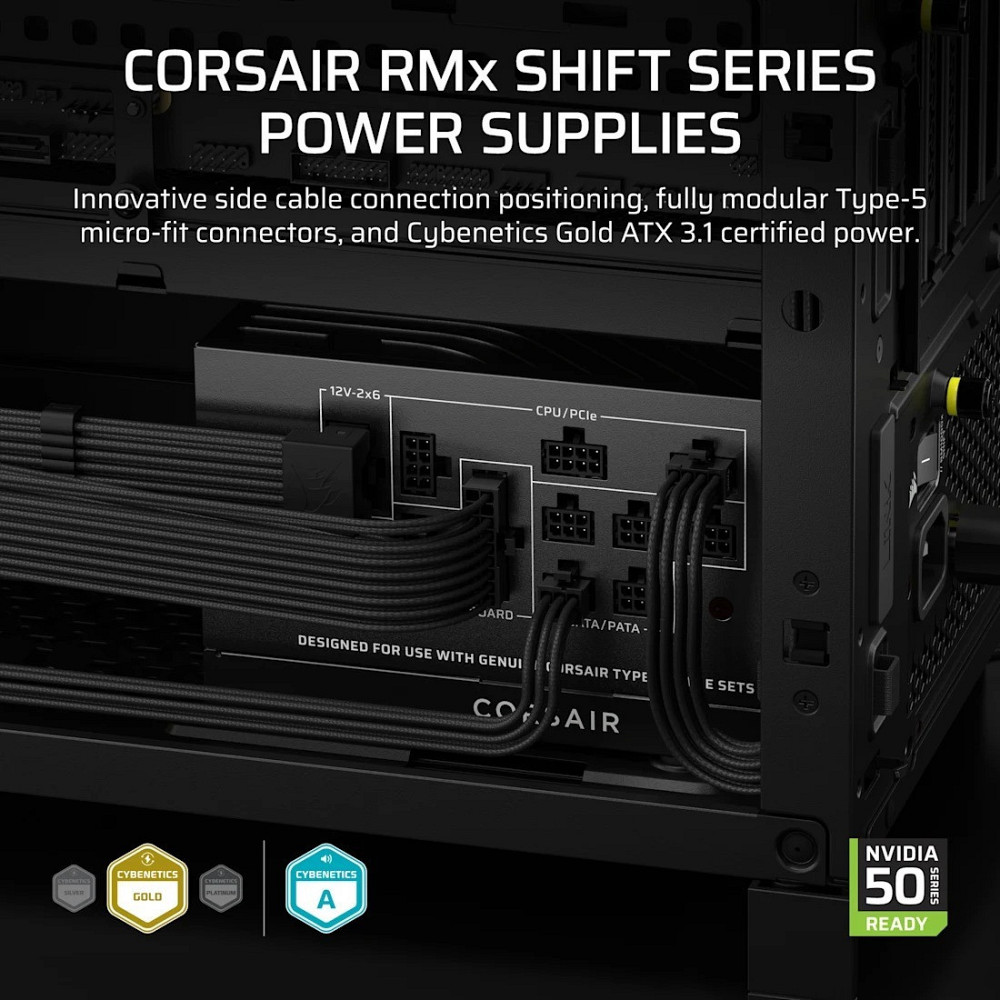 Блок живлення Corsair RM750x Shift ATX 3.1 750W (CP-9020298-EU) ( 22895 ) Харків - фото 1
