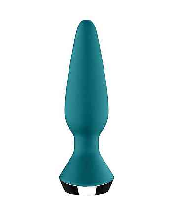 Анальна смарт-вібропробка Satisfyer Plug-ilicious 1 Petrol Sex Aura Київ