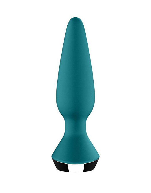 Анальна смарт-вібропробка Satisfyer Plug-ilicious 1 Petrol Sex Aura Київ - фото 4