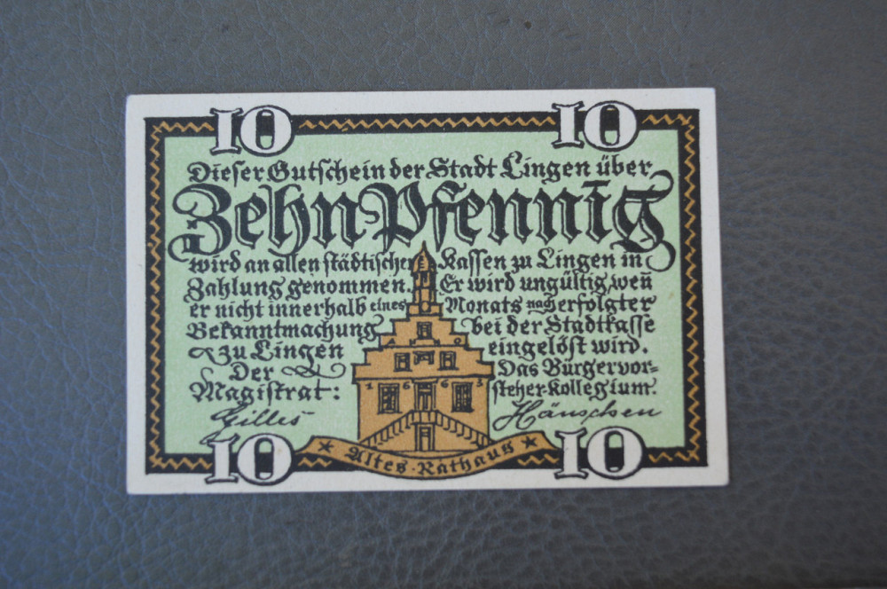 Німеччина Нотгельд 10 Pf 19..р.( 9) Полтава - фото 1