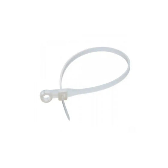 Хомут пластиковий 5,0*200мм з кільцем білий 100шт/уп APRO Житомир - фото 2