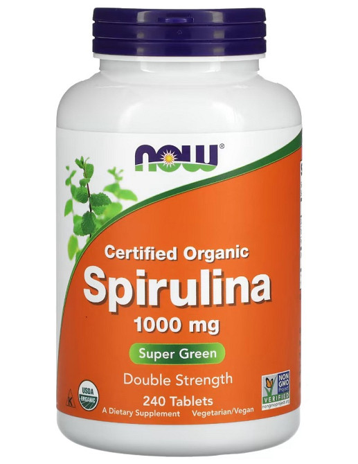 Спирулина органическая (Spirulina Organic) 1000 мг 120 таблеток Киев - изображение 4