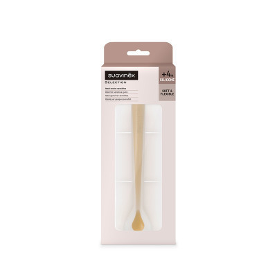 Набор детской посуды Suavinex Colour Essence ложка силиконовая мустард (401530) Винница - изображение 2