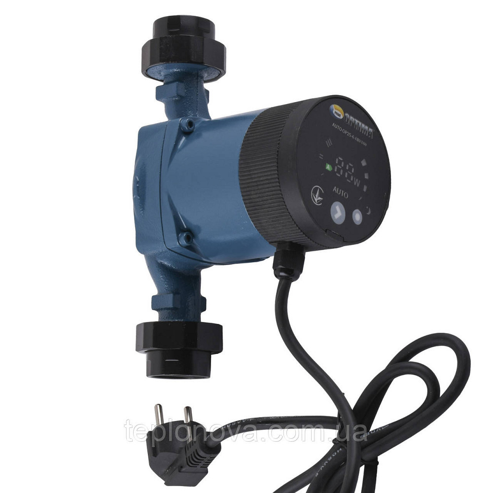 Насос циркуляційний енергоощадний Optima PRIME OP25-60AUTO 180 мм + гайки Чернівці - фото 3