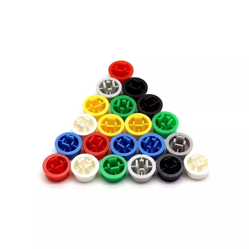 Круглі кольорові колпачки для кнопок, 100 шт. Київ - фото 2