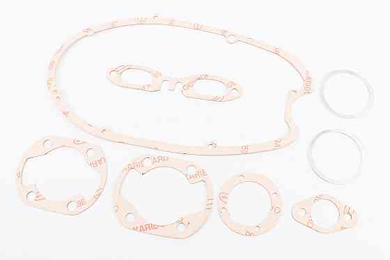 Прокладки двигуна Юпітер-2,3, к-кт 8 деталей (шкіркартон, алюміній) Київ