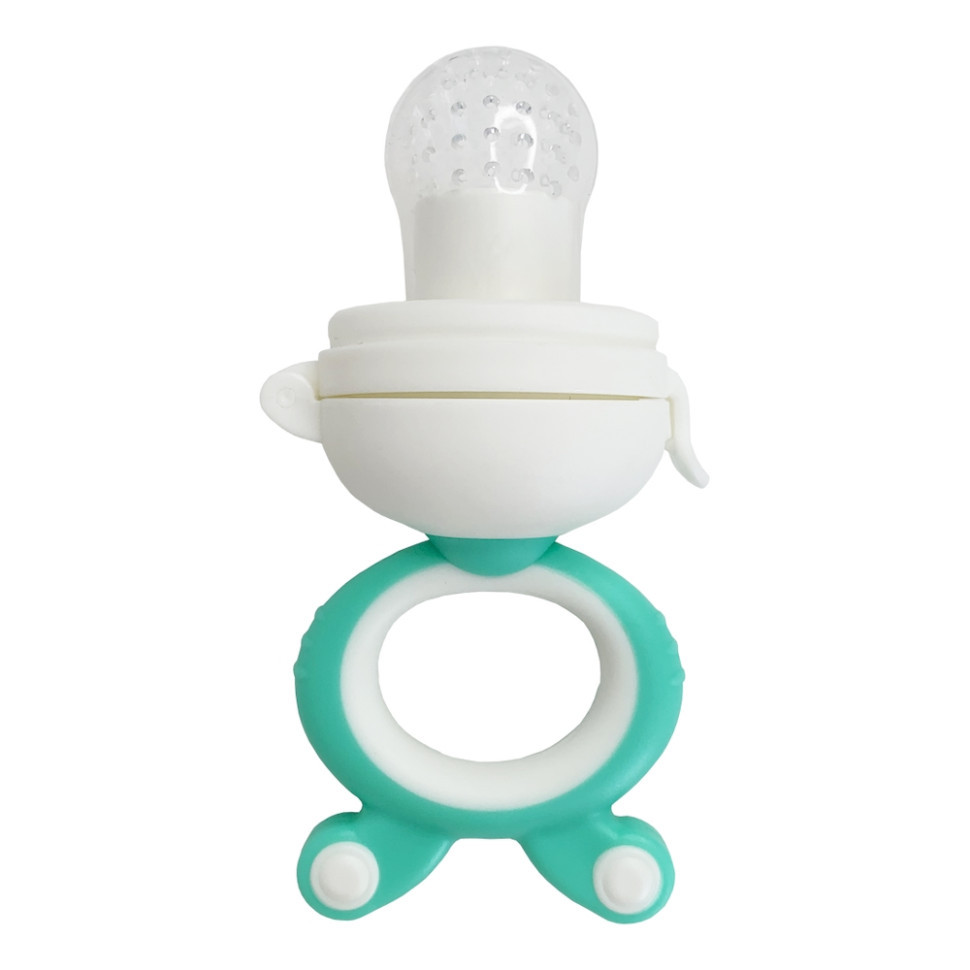 Ніблер для малюків "Зайчик з поршнем" MGZ-0004 (Mint) з кришкою Вінниця - фото 3