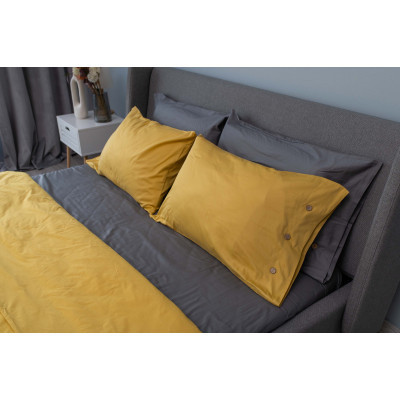 Наволочка Ardesto Mix&amp;Match 50х70 100% бавовна, сатин жовтий (ART5070PCS) Вінниця - фото 6