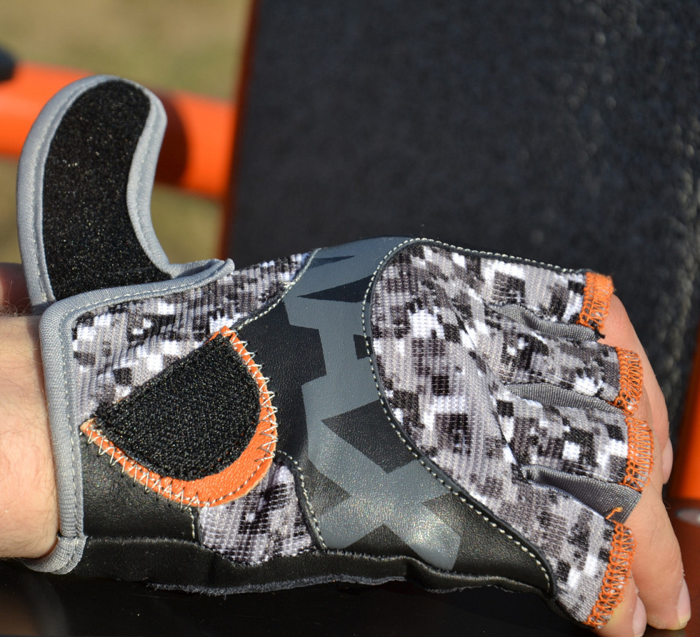 Рукавички для фітнесу MadMax MFG-831 Mti 83.1 Grey/Digital Camo M Київ - фото 8