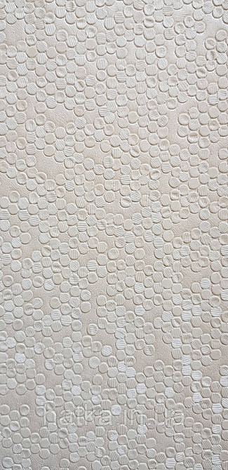 Обои виниловые на флизелине AdaWall Signature1.06х10 точки маленькие круги структурные бежевые серебристые 3д Киев - изображение 3