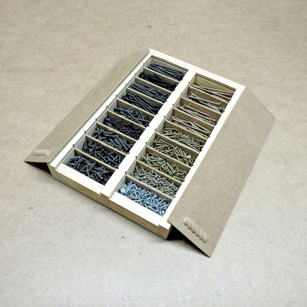 Набір 2х саморізів і шурупів по дереву 1440 шт Миколаїв - фото 10